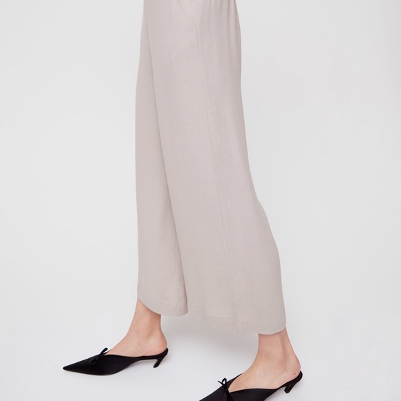Aritzia Faun Pant tie back taupe XXS - Picture 2 of 6